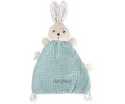 Niños kaloo Doudou Conejito Dove Personalizable