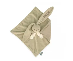 kaloo DouDou Conejito Verde Personalizable