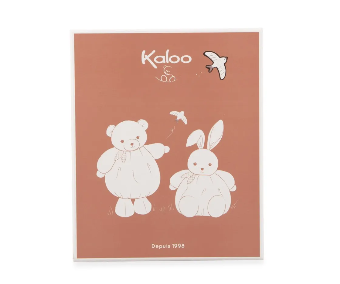 kaloo Doudou Conejo Redondo Rosa Personalizable^ Doudous