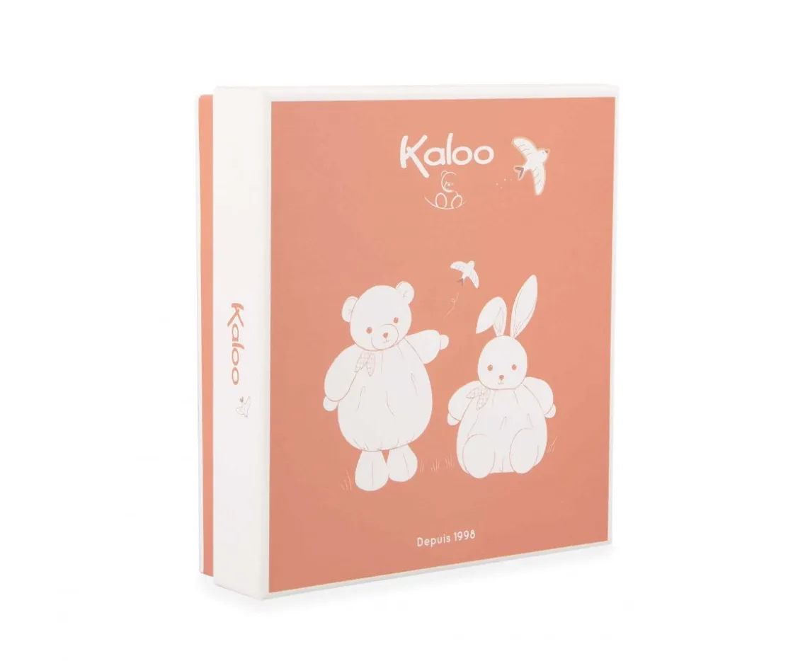 kaloo Doudou Conejo Redondo Rosa Personalizable^ Doudous