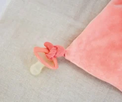 Niños Baby Nat Doudou Conejo Terracota Personalizable