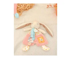 Doudou et Compagnie Doudou Sujetachupetes Lapin Ciboulette Personalizable