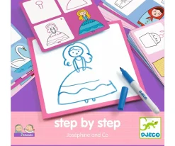 Niños Djeco Eduludo Dibujar Paso a Paso Joséphine and Co
