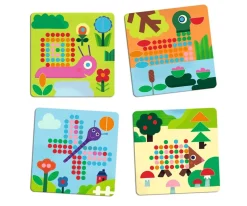 Niños Djeco Eduludo Mosaico Mini Animo