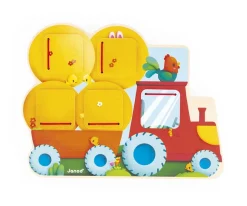 Niños Janod El Escondite del Tractor Farmhouse