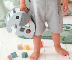 Done by Deer Encajable Elphee Grey^Niños Juguetes Para Niños De Un Año