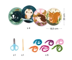 Niños Djeco Ensartes Experimentos con Hilos