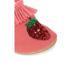 Niños Konges Slojd Escarpines Amandine con Volantes Rapture Rose