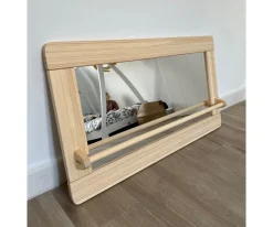 Niños Ethos Wood Espejo Montessori Grande con Barra de Madera