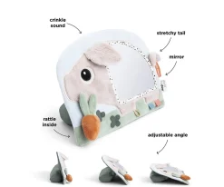 Niños Done by Deer Espejo Suelo Ajustable de Actividades Sensoriales Pigee