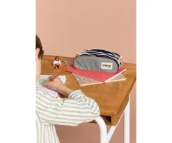 Hindbag Estuche Doble Malo Tricolor Sage