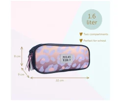 Kidzroom Estuche Milky Kiss Dotted Delight Personalizable^ Estuches Escolares