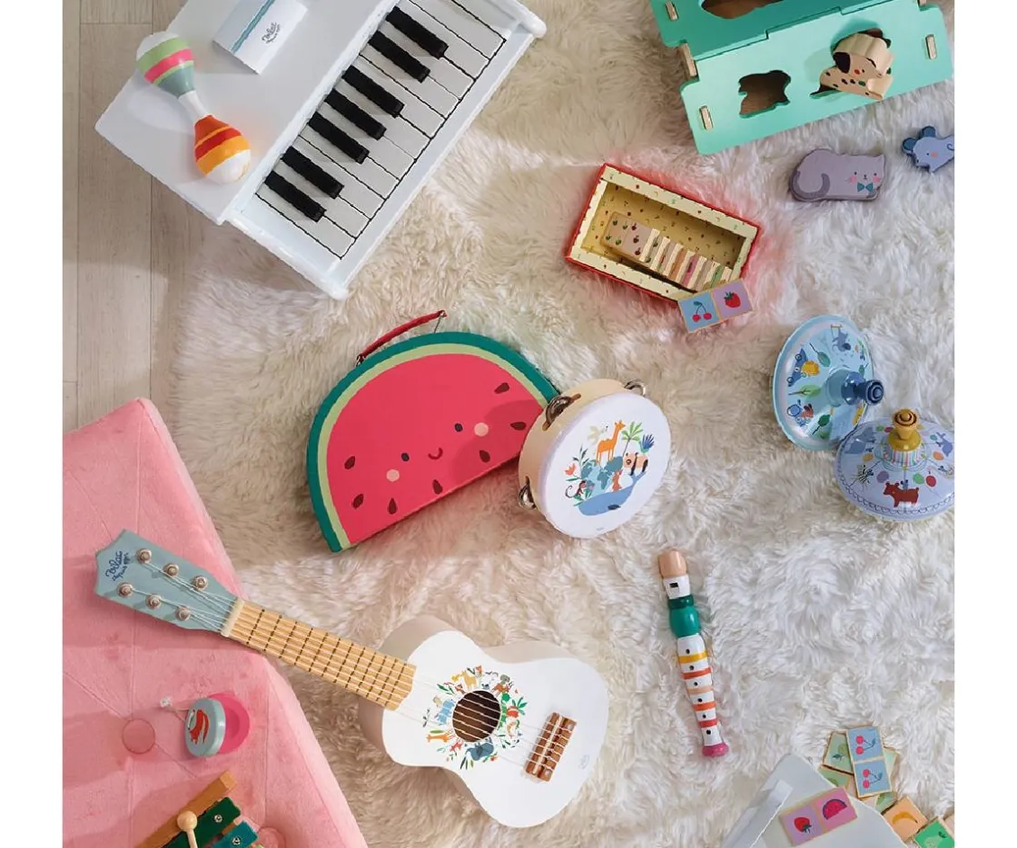 Niños Vilac Flauta Madera Multicolor