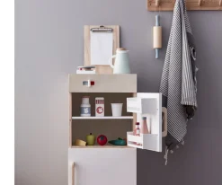 Niños Kids Concept Frigorífico y Congelador de Madera