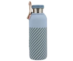 Monnëka Funda Neopreno Stripes Blue 750ml Personalizable