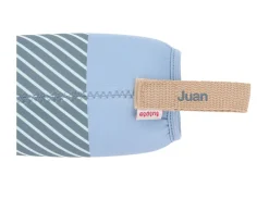 Monnëka Funda Neopreno Stripes Blue 750ml Personalizable