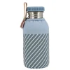 Monnëka Funda Neopreno Stripes Blue 500ml Personalizable