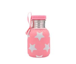 Tutete Funda Neopreno Estrellas Rosa Chicle 350ml Personalizable^ Botellas De Acero