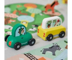 Niños Janod Furgoneta de Madera Campiña Cross Roads