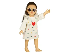 Heless Gafas de Sol Beige para Muñecos^Niños Accesorios Para Muñecas