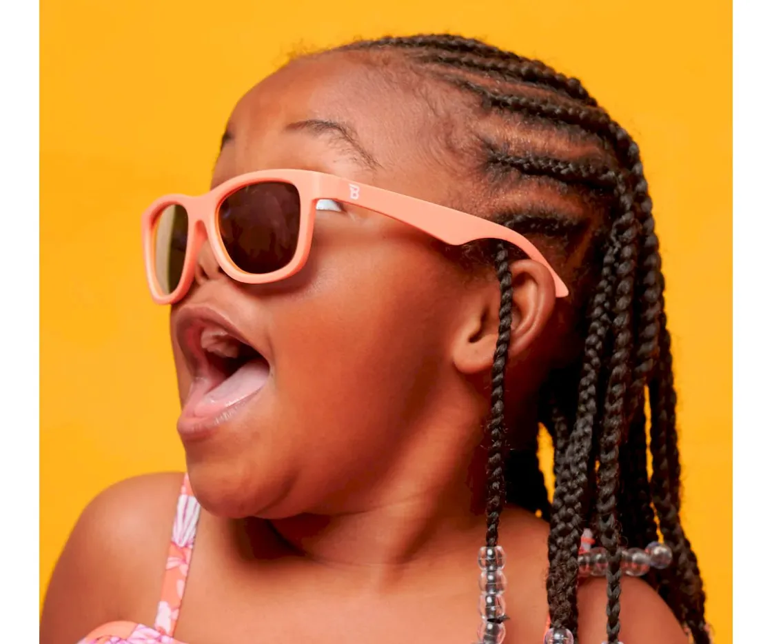 Babiators Gafas de Sol Flexibles (3-5 años) Navigators Polarizadas Perfectly Papaya^Niños Gafas De Sol Para Niños