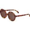 Babiators Gafas de Sol Flexibles (3-5años) Euro Round Amber Lenses Classic Tortoise^Niños Gafas De Sol Para Niños
