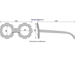 Babiators Gafas de Sol Flexibles Flower (+6años) Flower Power^Niños Gafas De Sol Para Niños