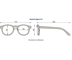 Babiators Gafas de Sol Flexibles Keyhole (0-24meses) Summer Sun^Niños Gafas De Sol Para Niños
