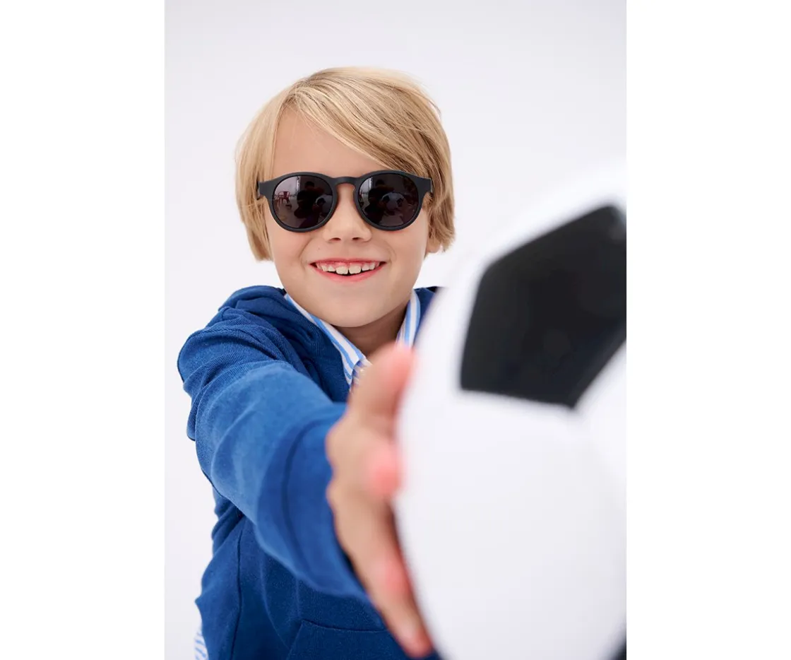 Babiators Gafas de Sol Flexibles Keyhole (0-24meses) Smoke Lenses Jet Black^Niños Gafas De Sol Para Niños