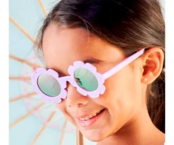 Babiators Gafas de Sol Flexibles (0-24m) Polarizadas Flower Irresistible Iris^Niños Gafas De Sol Para Niños