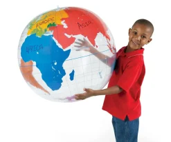 Learning Resources Globo Terráqueo Hinchable para Pintar^Niños Juguetes Niños 3 Años