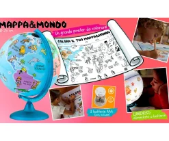 Niños Tecnodidattica Globo Terráqueo Mapa&Mundo