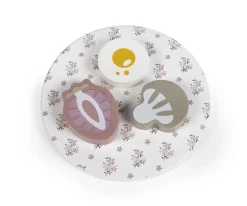 Niños Walking Mum Gofrera Madera Botton