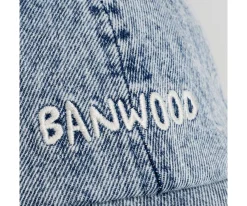 Banwood Gorra Washed Béisbol Denim^ Gorros