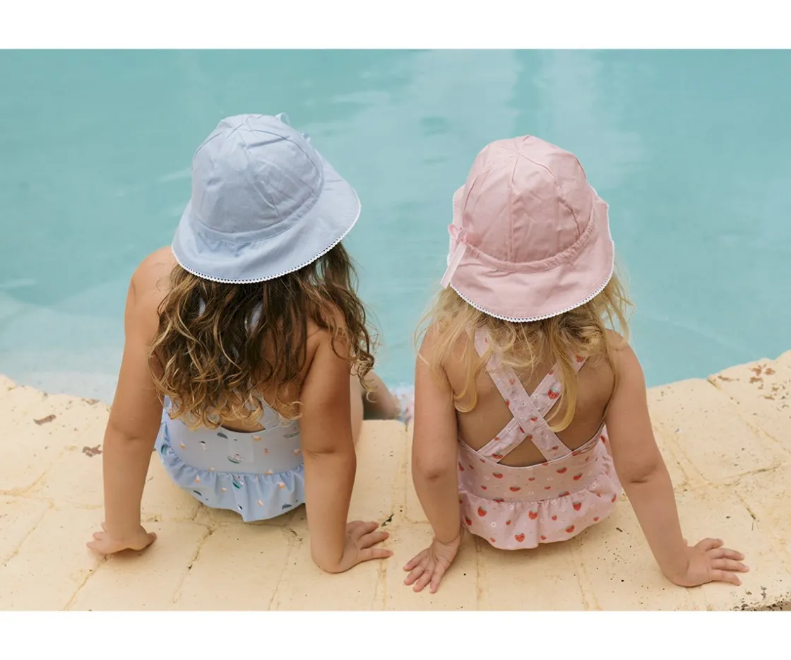 Monnëka Gorrito Algodón Ajustable Old Rose