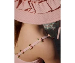 Konges Slojd Gorrito de Playa Fleuri Powder Pink