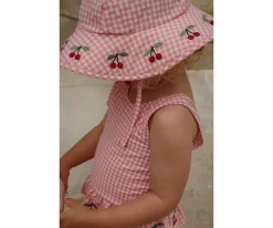 Konges Slojd Gorrito de Playa Soline Geranium Pink