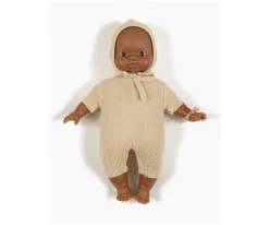 Minikane Gorro de Punto Crema Élie para Babies^Niños Accesorios Para Muñecas