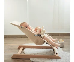 Olmitos Hamaca de Madera Haya Maya Macadamia^ Mobiliario Infantil