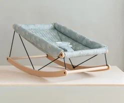 Nobodinoz Hamaca para Bebé Growing Green Funda White Gatsby