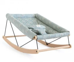 Nobodinoz Hamaca para Bebé Growing Green Funda White Gatsby