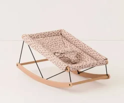 Nobodinoz Hamaca para Bebé Growing Green con Funda Leonie Latte^ Mobiliario Infantil