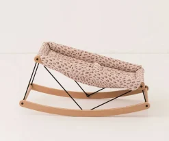 Nobodinoz Hamaca para Bebé Growing Green con Funda Leonie Latte^ Mobiliario Infantil