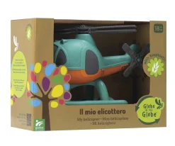 Niños Globo for the Globe Helicóptero de Bioplástico Naranja