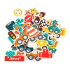 Niños Janod Imanes de Coches de Carreras 24 Piezas