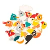 Niños Janod Imanes Mix & Match de Aves 24 Piezas
