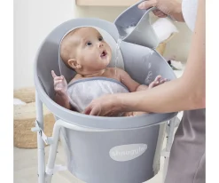 Niños Shnuggle Bath Jarra de Baño Washy Gris