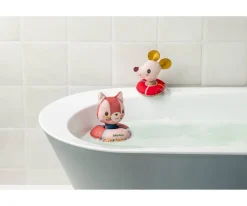 Niños Lilliputiens Jeanne y Nina Flotan