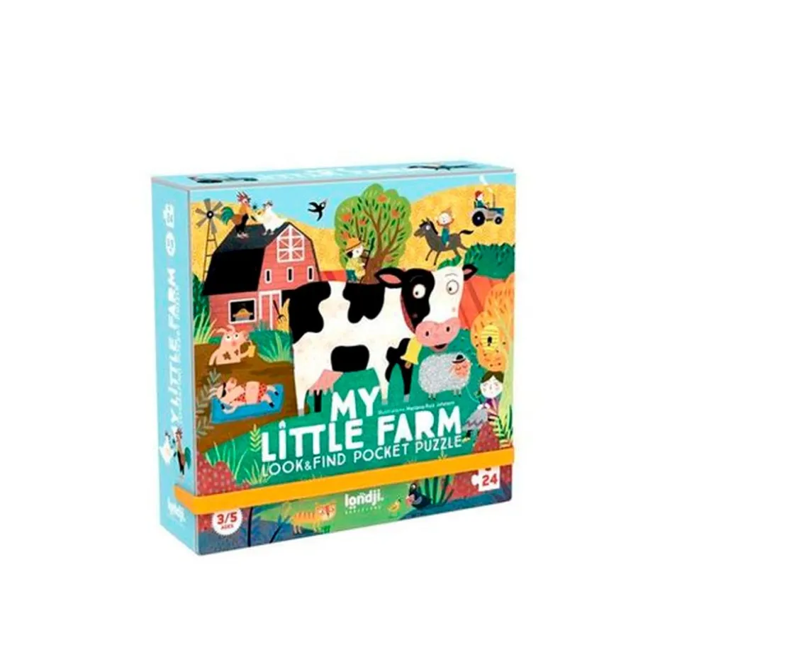 Niños Londji Juego de Bolsillo My little Farm