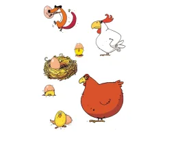 Niños Djeco Juego de Cartas Estrategia Piou Piou